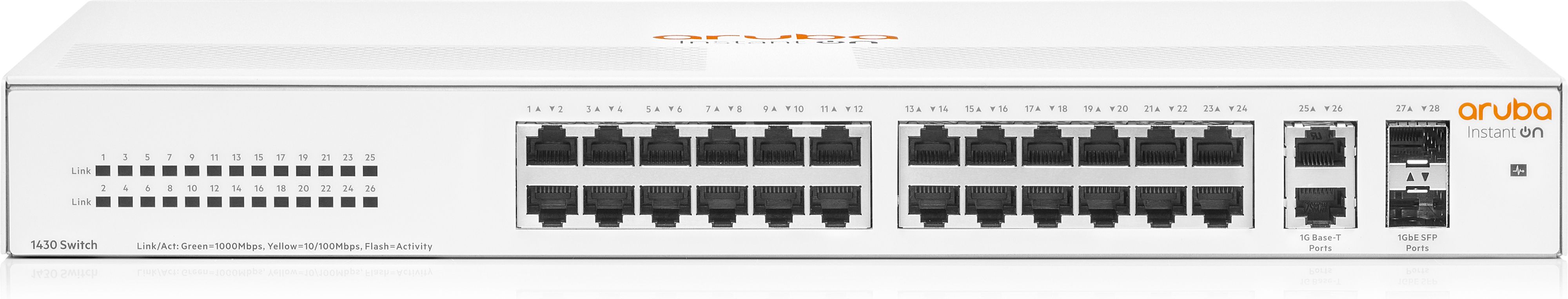 HPE Aruba IOn 1430 26G 2SFP Switch